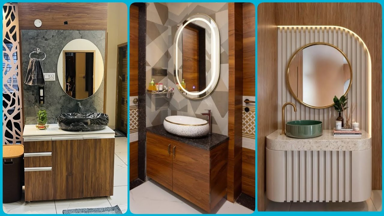 Latest Wash basin design for living room//wash basin cabinet design