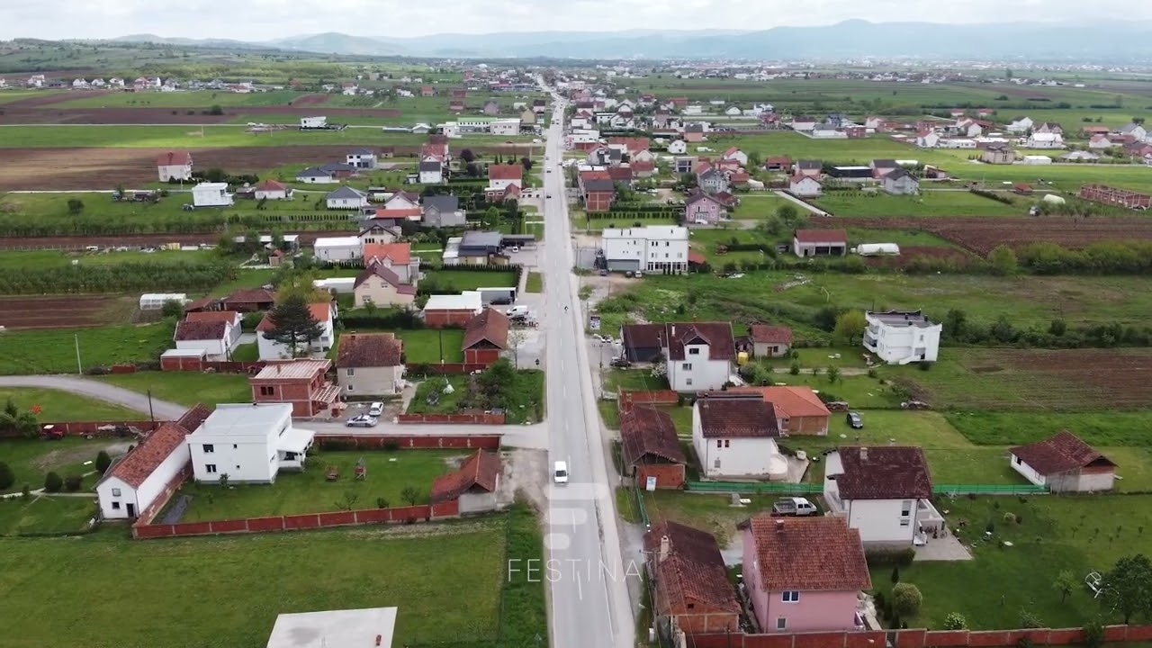 Pamje me dron nga fshati Dardani në Ferizaj