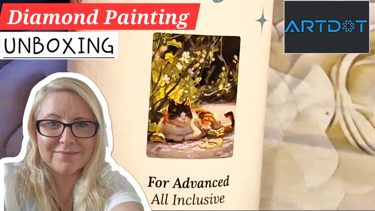 Diamond Painting/Unboxing/ARTDOT  #artdot #diamondpainting #squaredrills