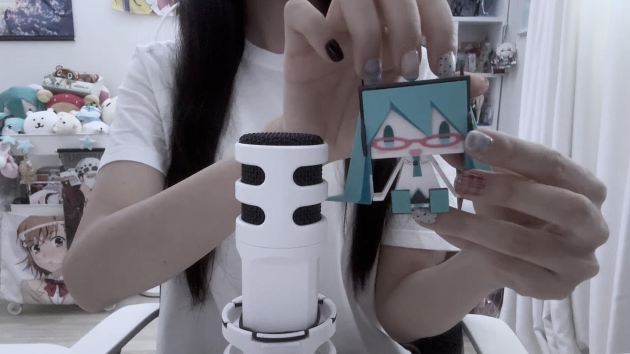 ꕤ 。오타쿠의 첫 ASMR • 각종 굿즈 탭핑 • 스크래칭 • 카드 긁기 • 두드리기