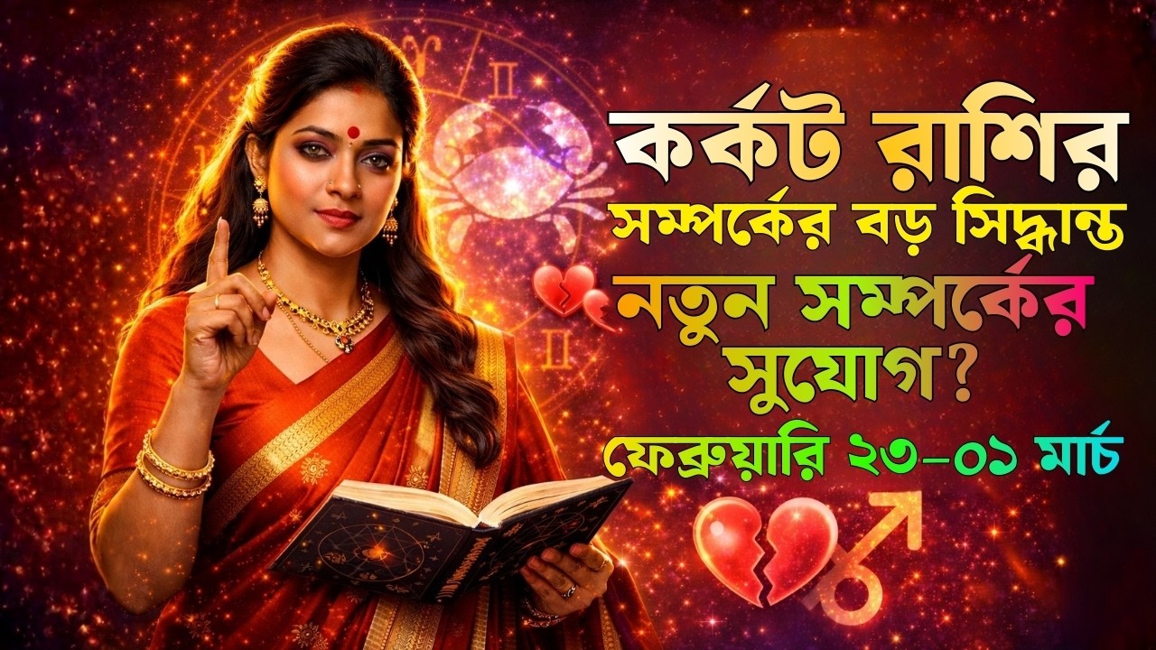 কর্কট রাশির প্রেম ও বিবাহিত জীবন | নতুন সম্পর্ক ও পুরনো সম্পর্কের উন্নতি | Cancer Love Horoscope