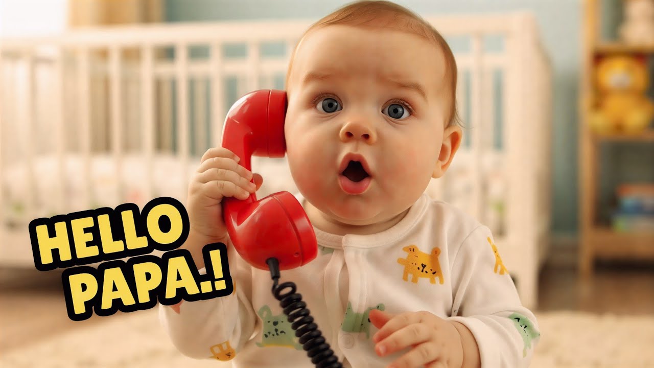 Baby Says “Hello Papa & Mama” for the First Time 😍 | Heart-Melting Laugh 😂