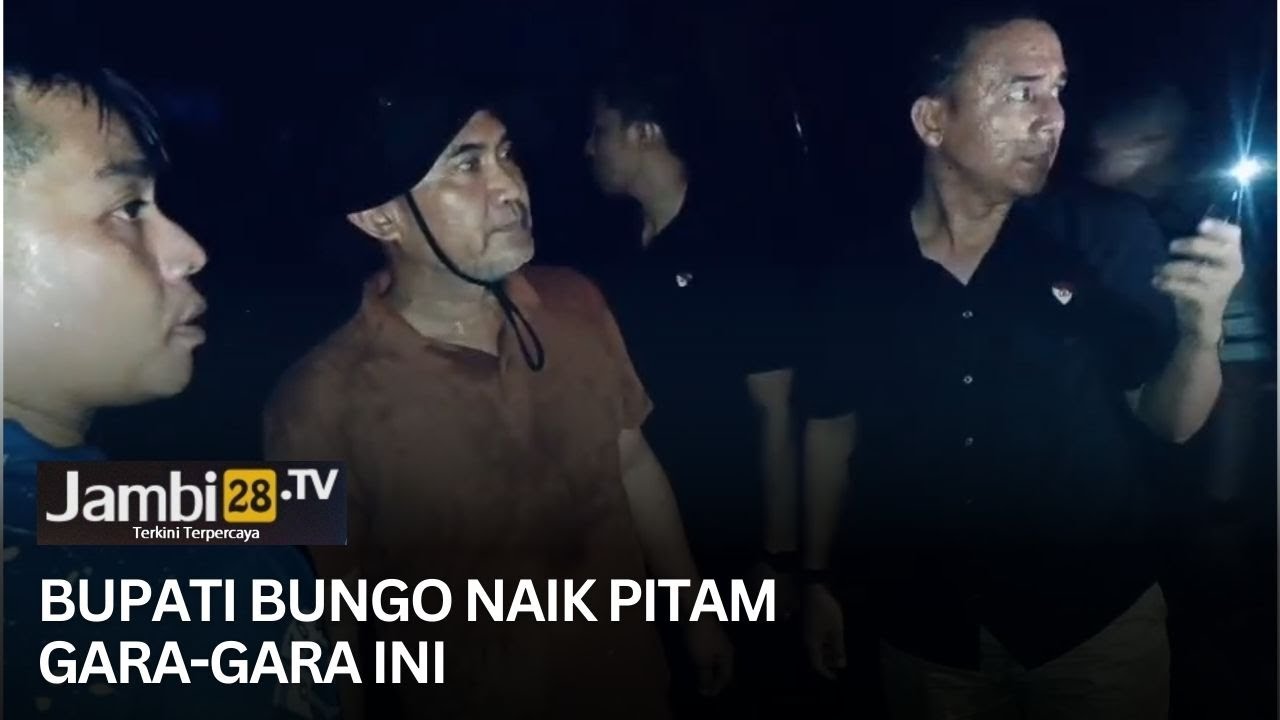 Bupati Bungo Naik Pitam Akibat Warga Blokir Jalan Saat Razia PETI