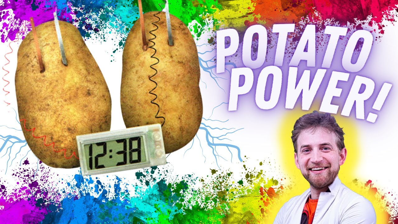 DIY Potato battery! The science behind power inside a potato!