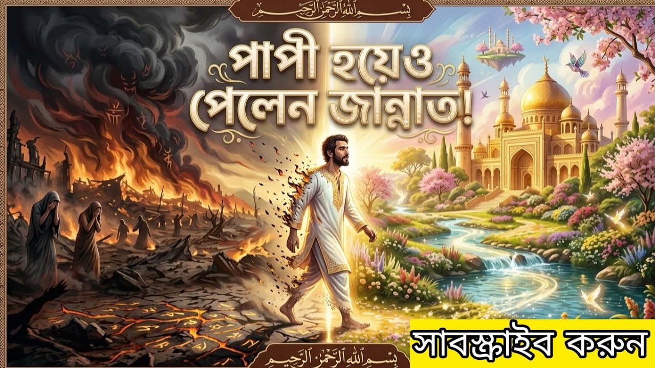 পাপী হয়েও জান্নাত! হাশরের ময়দানে ইউনূসের অবিশ্বাস্য ঘটনা 😲 | ইসলামিক গল্প