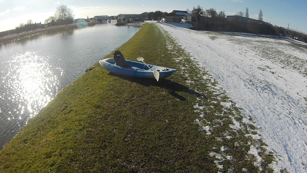 Beverley to Arram via Tickton , on kayak, River Hull, Hull bridge.