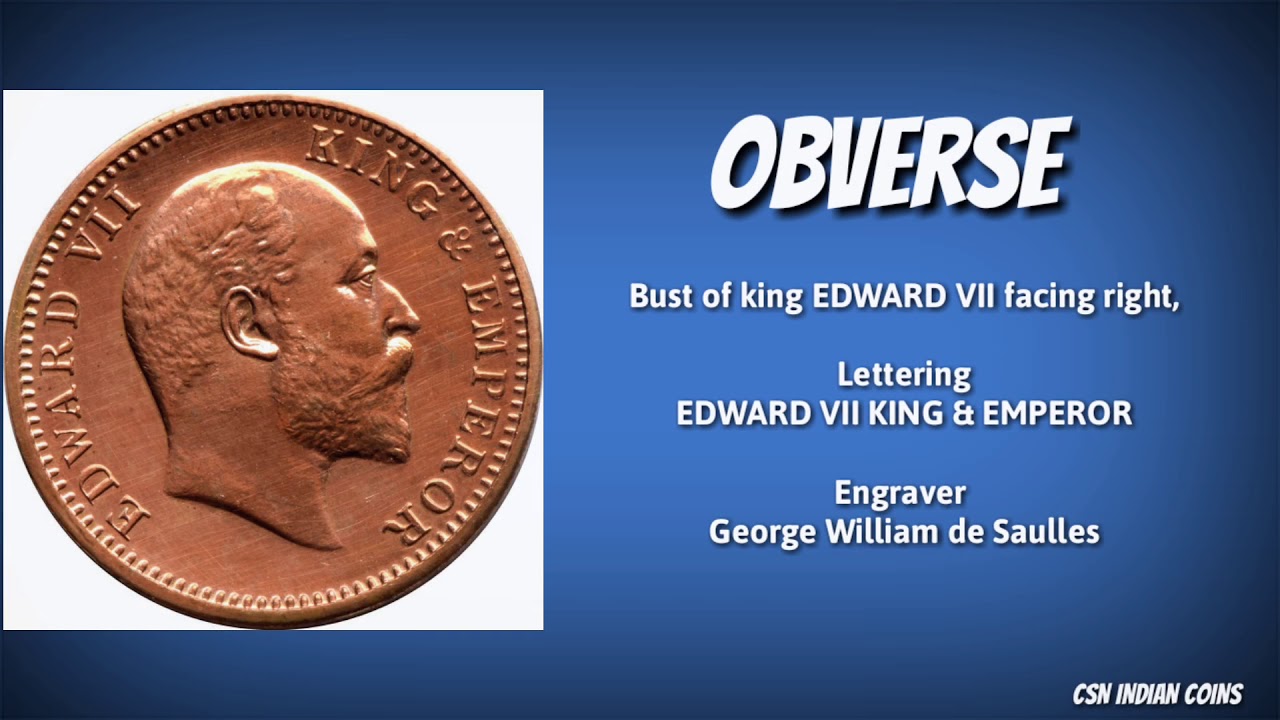 ONE QUARTER ANNA - EDWARD VII (BRONZE)