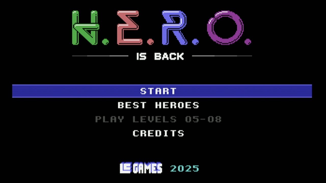 C64 Longplay: H.E.R.O. is Back (2025)