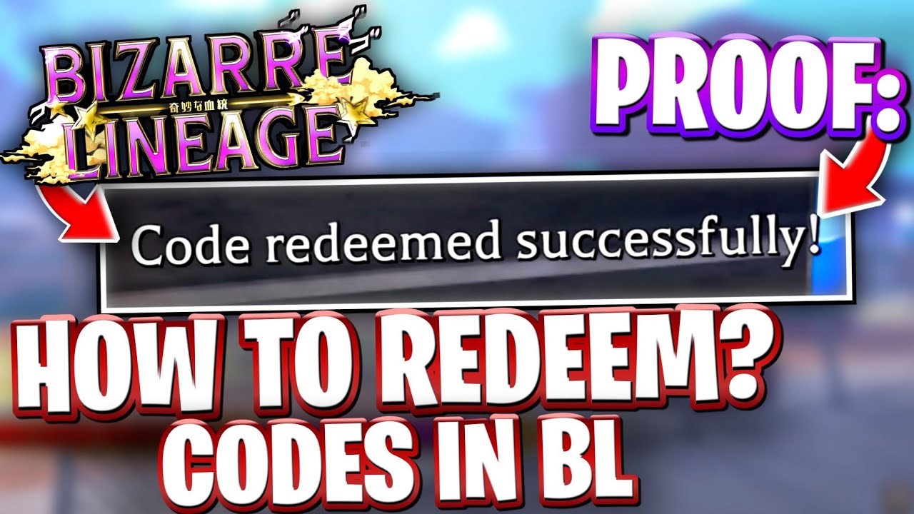 🔥*REAL* How To REDEEM CODES IN BIZARRE LINEAGE FULL GUIDE / TUTORIAL! ROBLOX BIZARRE LINEAGE