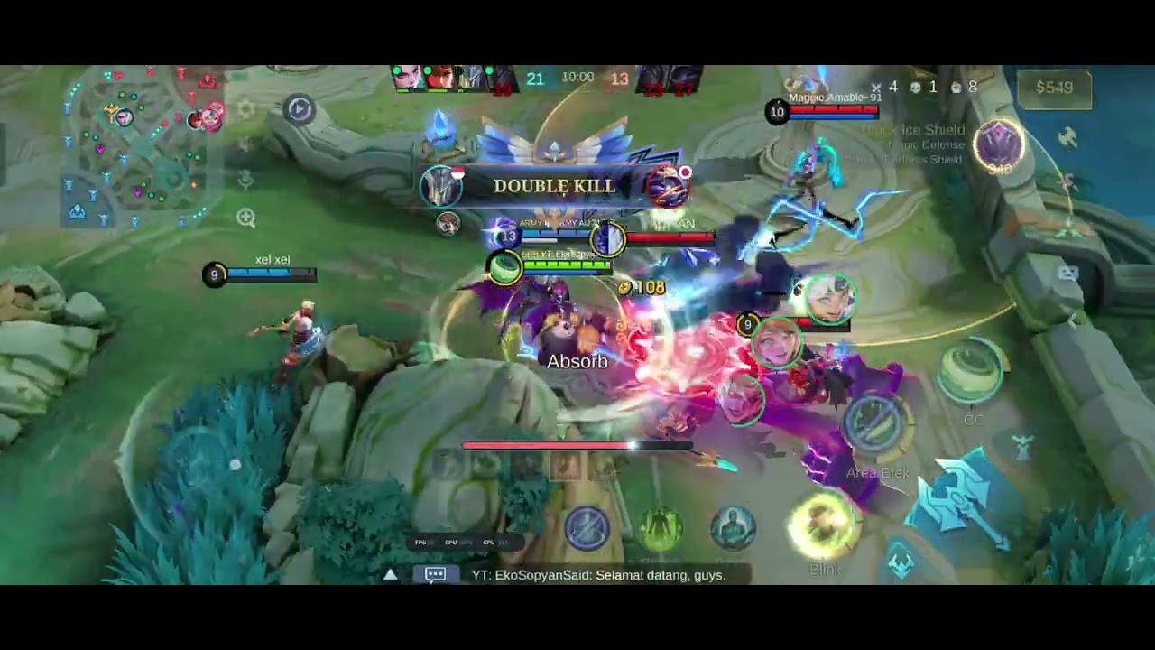 Mobile Legends Bang Bang Akai roam game play 14