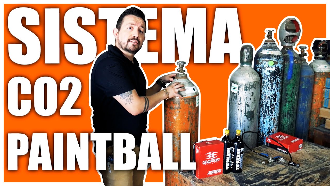 Sistema de gas Co2 para campos de Paintball