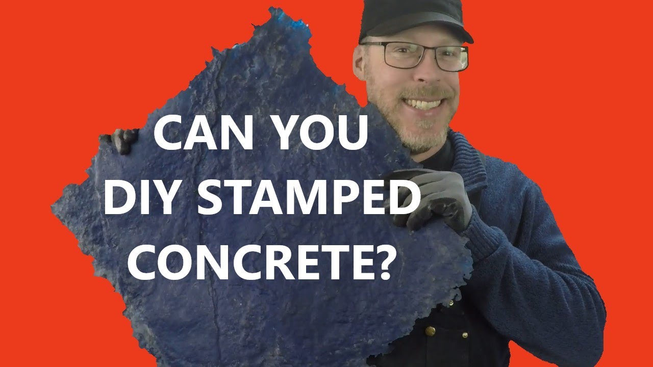 Can You DIY Stamped Concrete?