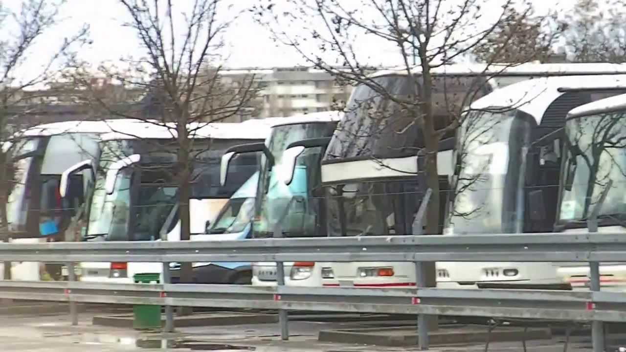 Zagreb Croatia Autobusni kolodvor Yanuary 2014