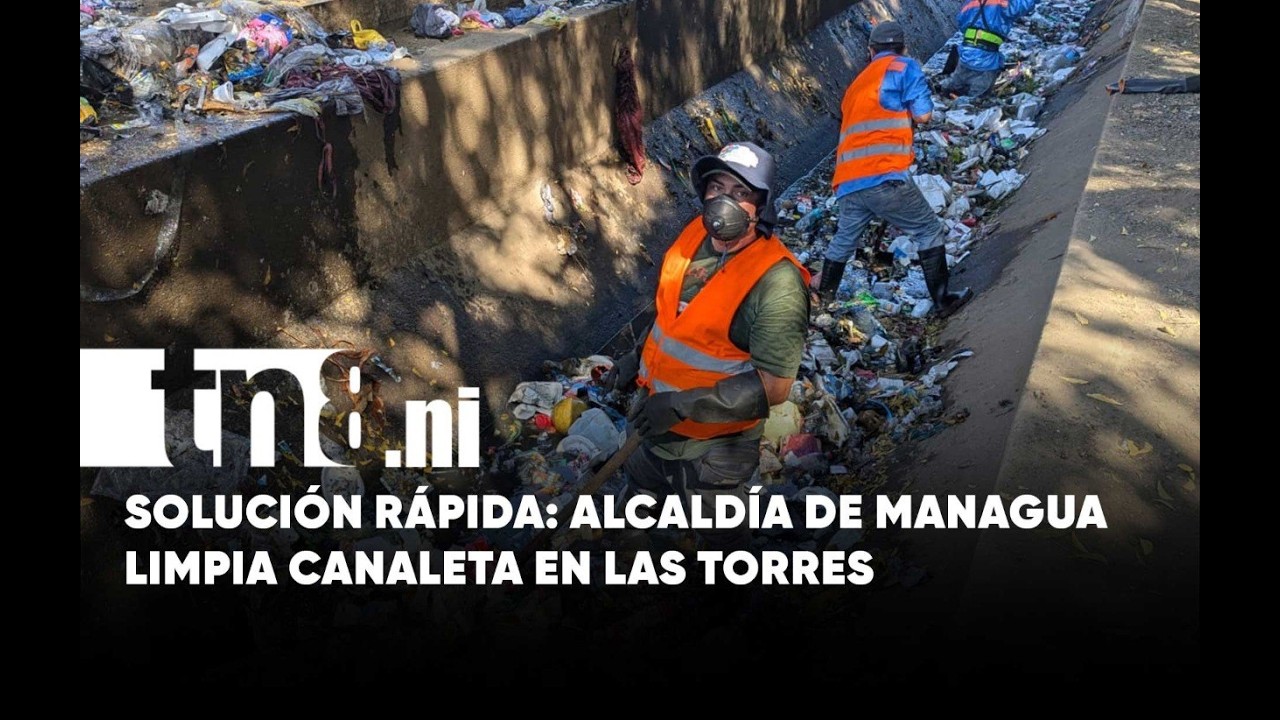 Alcaldía restablece drenaje en Las Torres, Managua, tras denuncia comunitaria