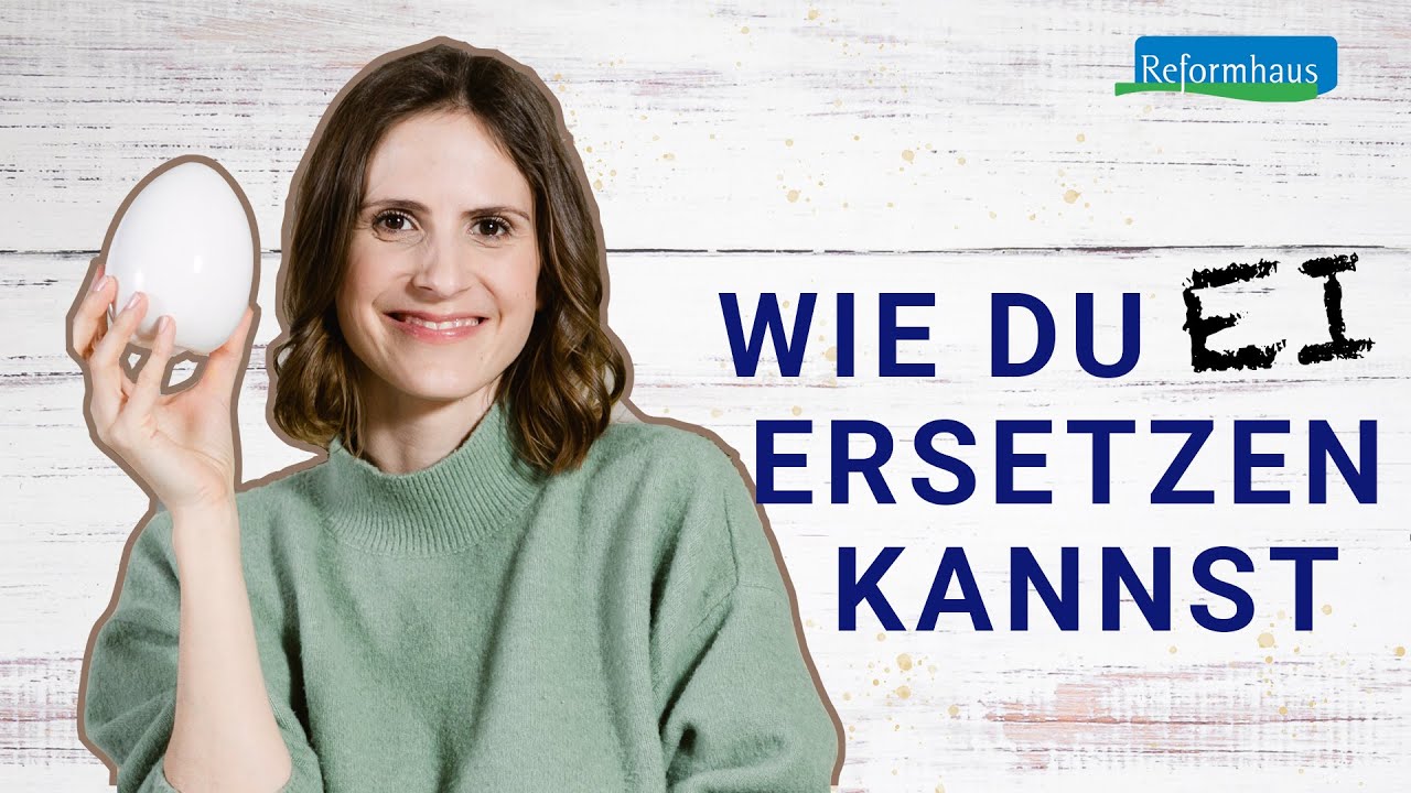 10 vegane Ei-Ersatz Möglichkeiten | Stina Spiegelberg Backen ohne Ei | Reformhaus®