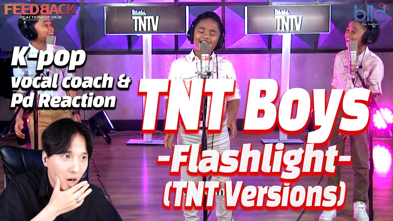 [ENG] K-popVocalCoach,PD react to TNT Versions: TNT Boys - Flashlight