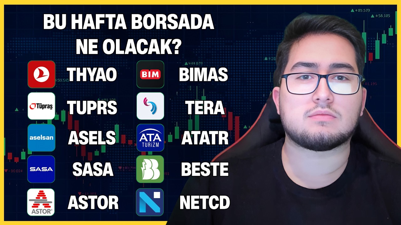 BU HAFTA BORSADA NE OLACAK? | THYAO TUPRS ASELS SASA ASTOR BIMAS TERA ATATR BESTE NETCD
