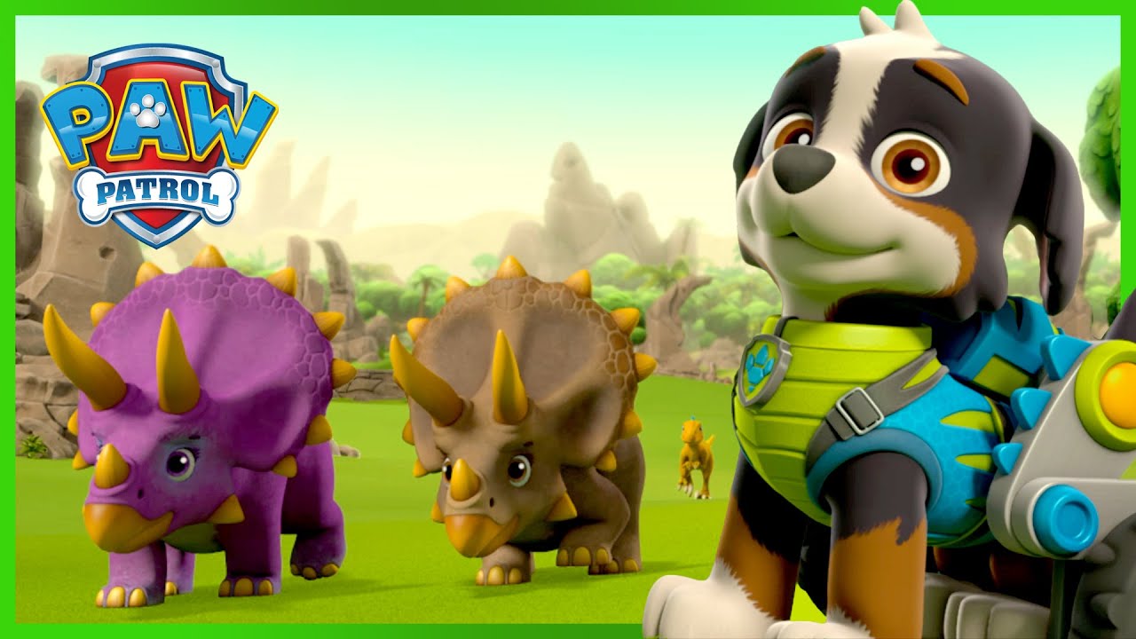 Пес Патрул: Дино спасяване: спасява динозаври и още! - PAW Patrol Bulgarian - карикатури за деца