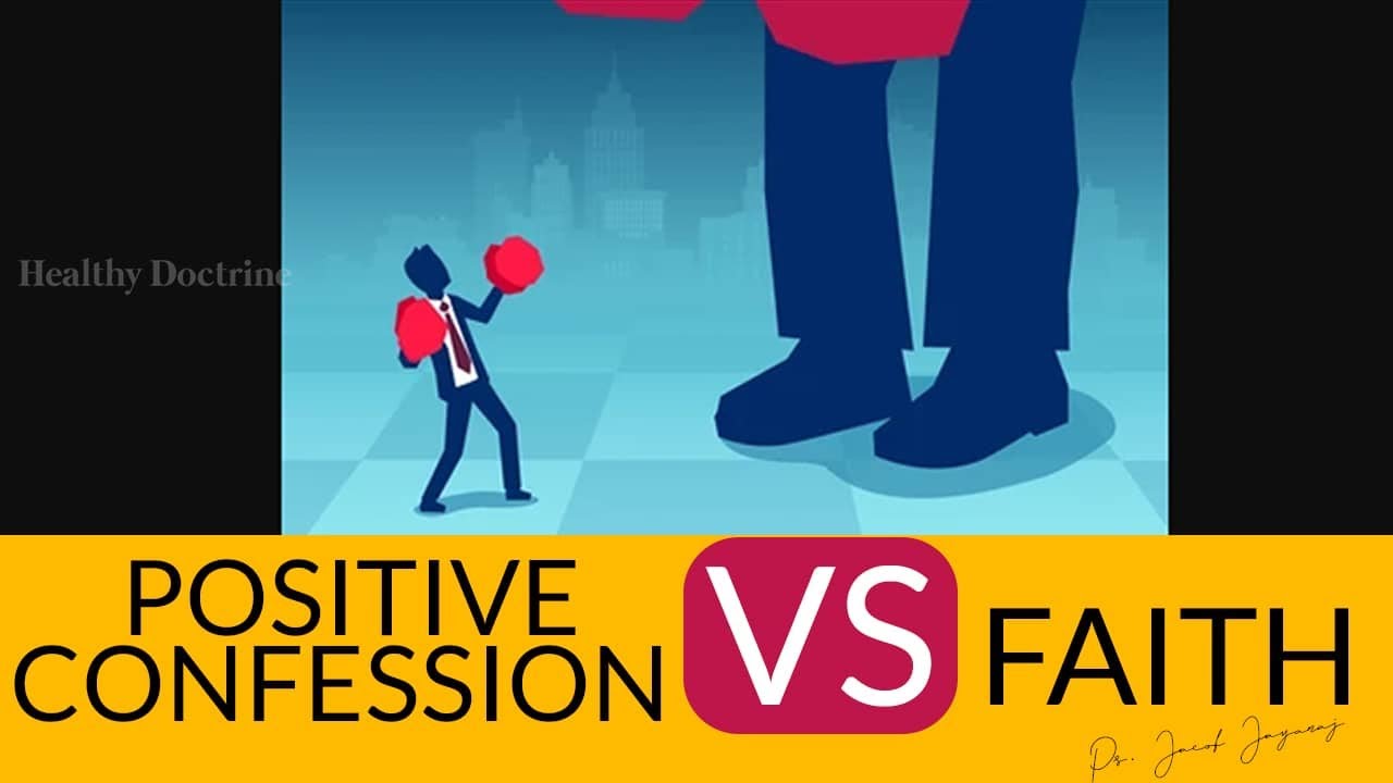 The Truth: Positive Confession VS Faith - Jacob Jayaraj Teaching -Message in Tamil | JJ