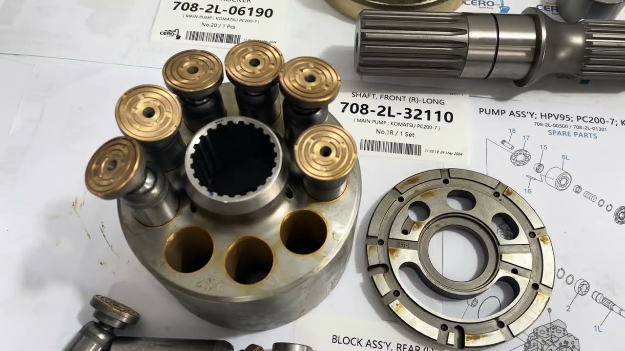 708-2L-00300 PUMP HPV95 KOMATSU PC200-7 708-2L-06180 708-2L-06170 708-2L-33310