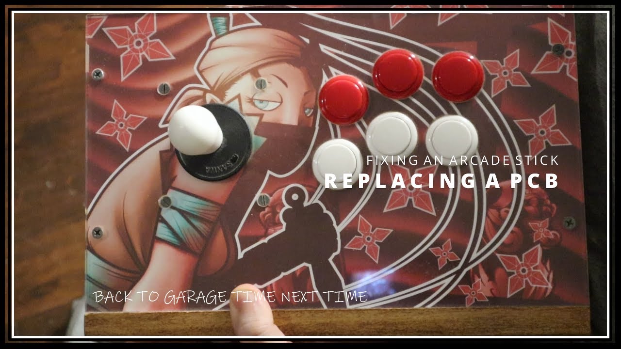 Replacing a PCB in an Arcade Stick
