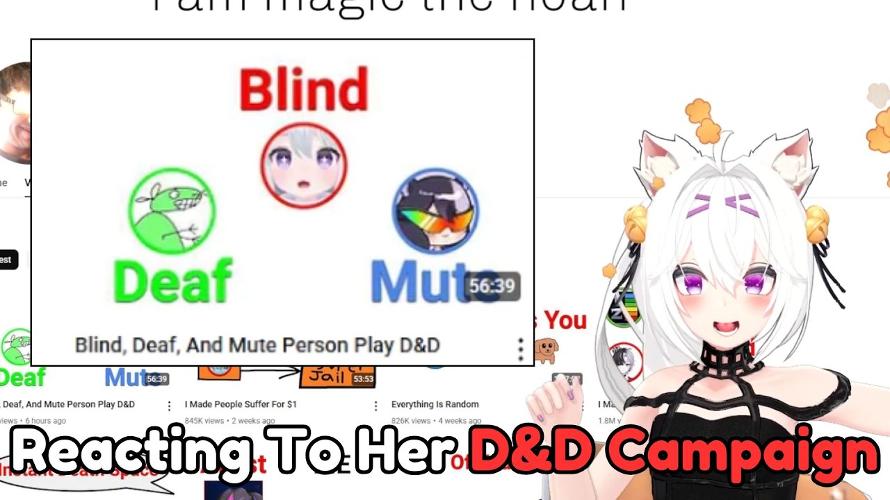 Filian Reacts To Herself Playing Played D&D