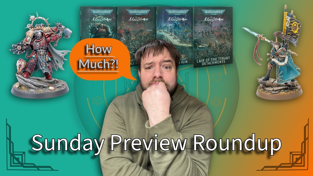 Sunday Preview Roundup #7 #warhammer40k #warhammer #aeldari #chaosspacemarines