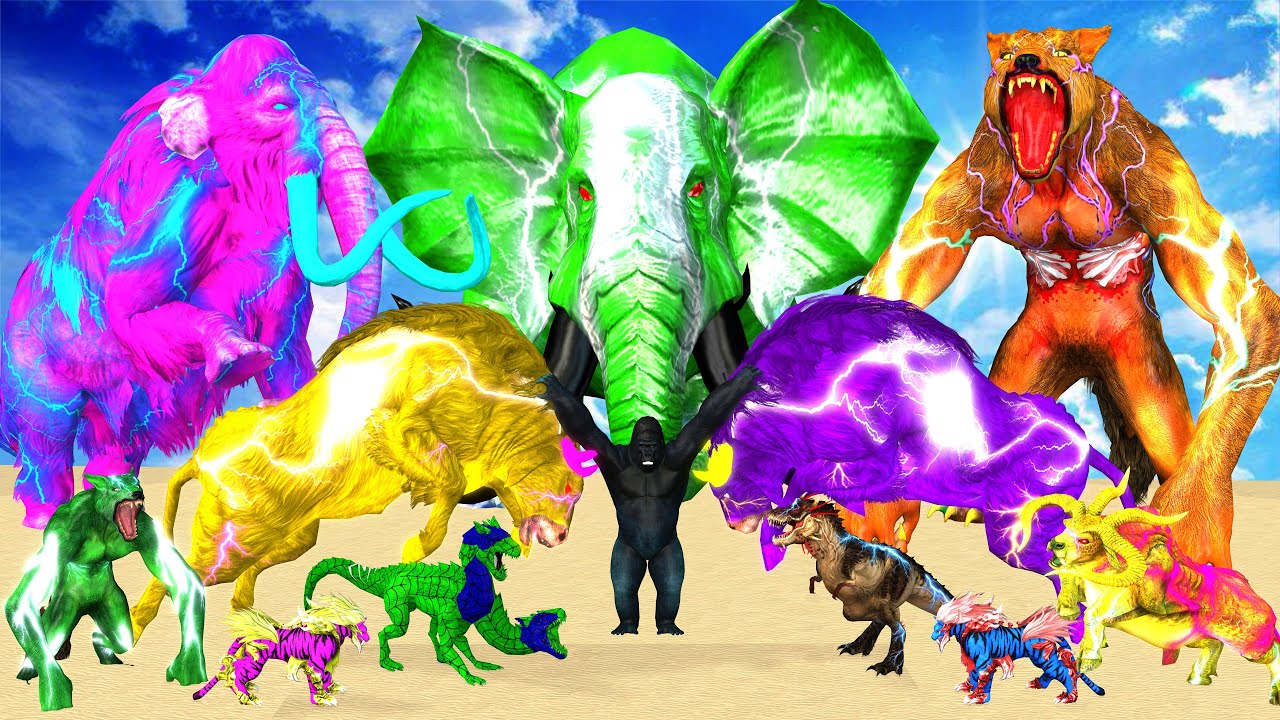 Incredible Animals Race vs Dinosaurs vs Prehistoric Mammals Speed Race Run: Who Will Win?ARBS #2026