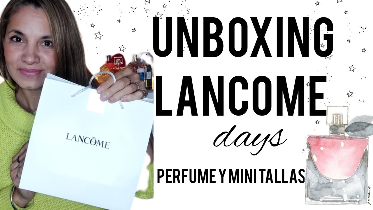 UNBOXING perfume LANCOME  #perfumesfemeninos #lancome #lavieestbelle