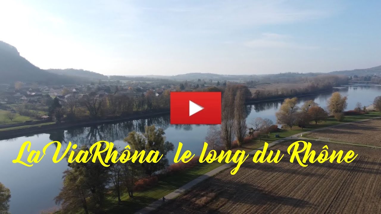 La ViaRhôna  suit le Rhône entre Lagnieu et Sault-Brénaz ou la voie verte