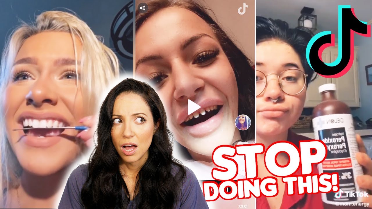 TikTok Dental Trends are DESTROYING People&rsquo;s Teeth | Dental Hygienist Explains