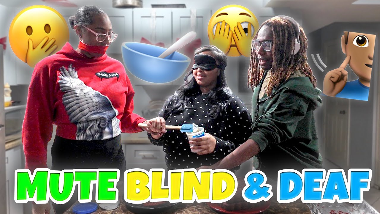 Blind, Mute & Deaf Bake a Cake Challenge… This Was a DISASTER 😭