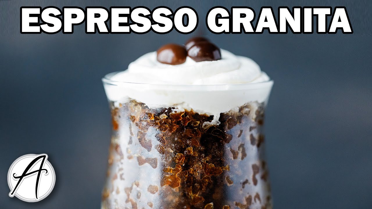How to Make an Espresso Granita  | Frozen Italian Dessert