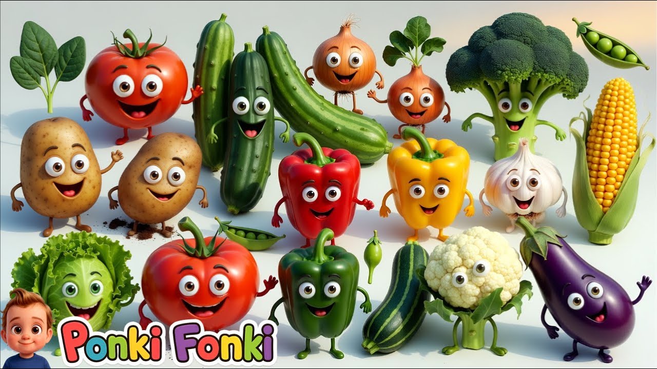 Sebzeler Diyarına Hoşgeldiniz! 🥕🥦 | @PonkiFonki ile Sebzeleri Tanıyalım
