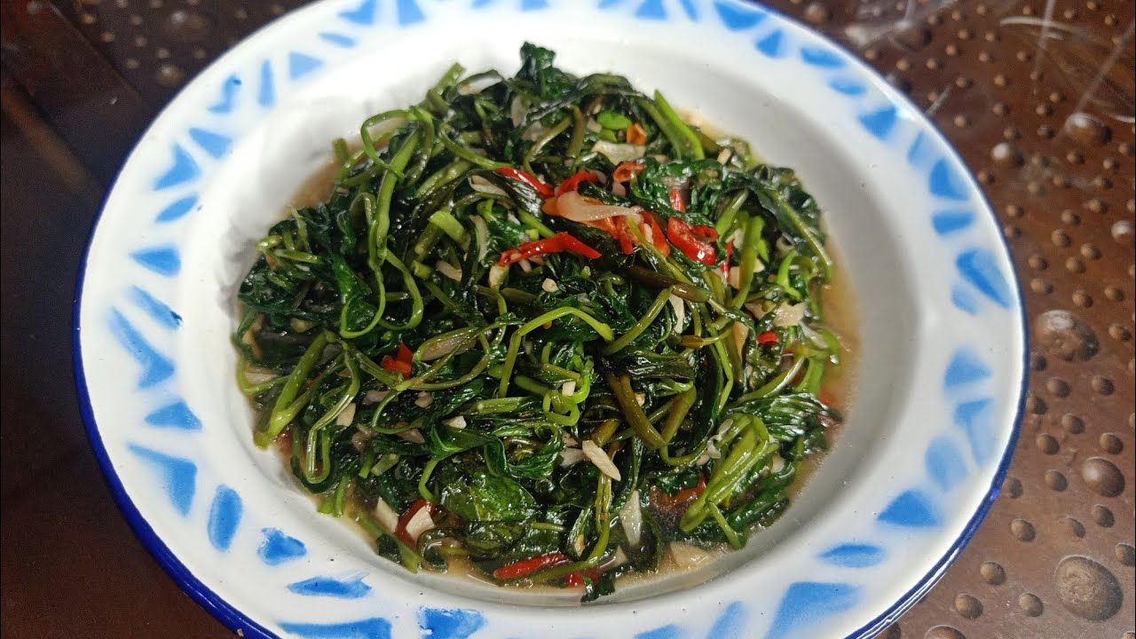 BIKIN RESEP CAH KANGKUNG SUPAYA WARNANYA TETAP IJO PANIPURNA 