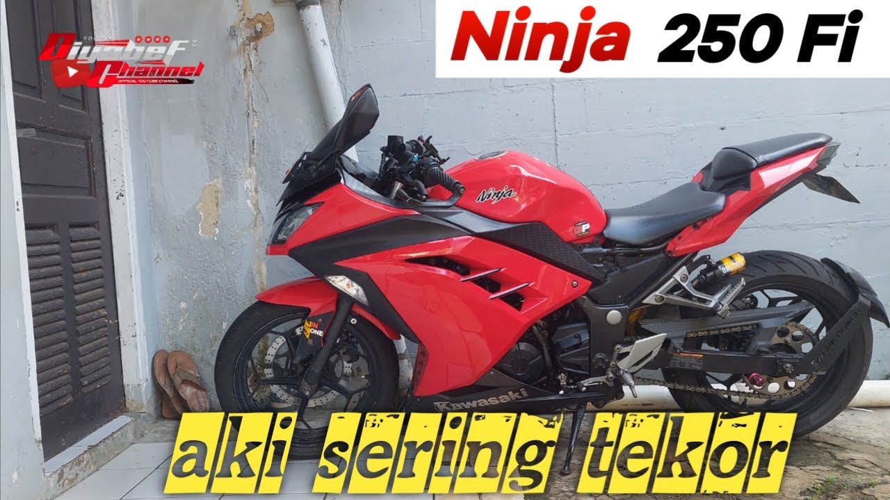 AKI NINJA 250 FI SERING TEKOR AKI || Ternyata Penyebab Nya Ini