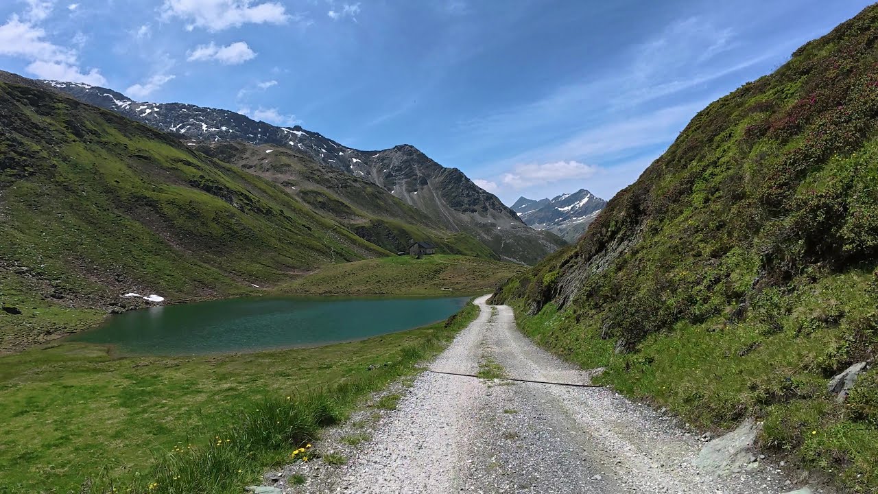 Scenic Indoor Cycling MTB Workout Ahrntal Alps Italy 4K Video