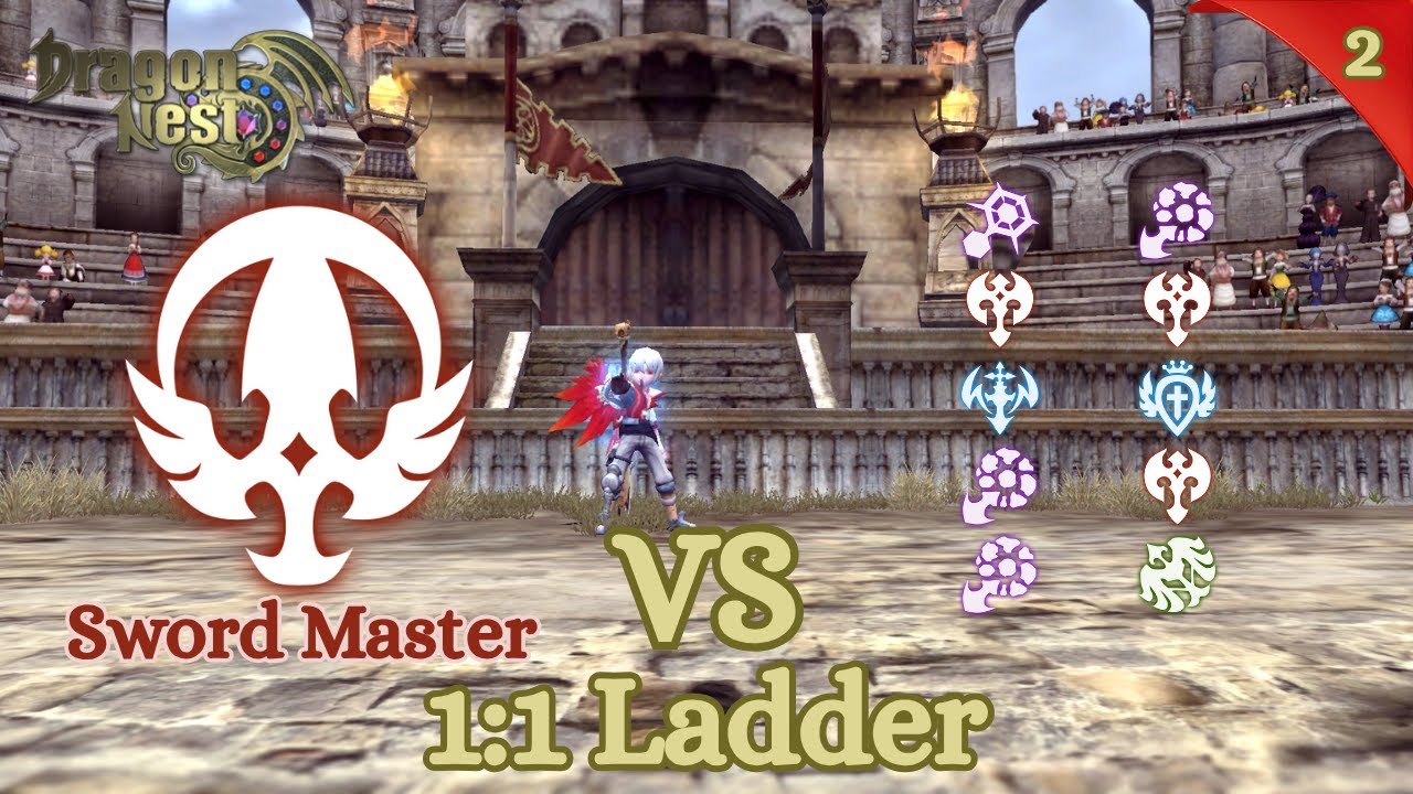 Dragon Nest Classic | 1600+ Rating PVP 1v1 Ladder | Sword Master (Magic) 40 Cap #2