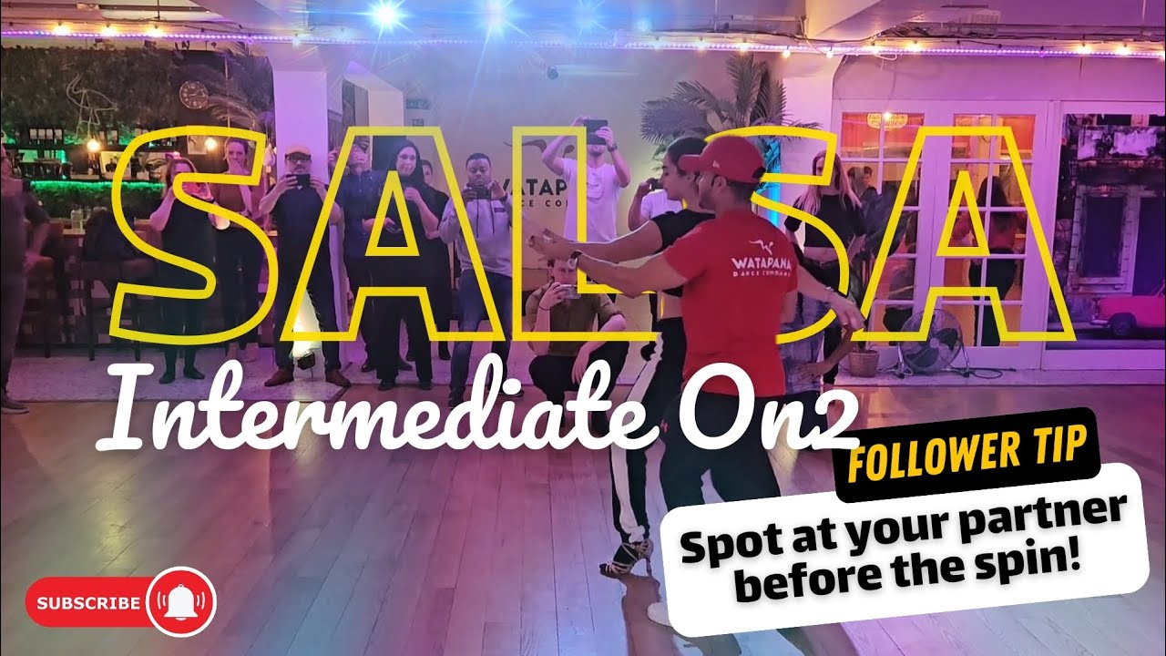 FIRE 🔥 SALSA PATTERN FOR THE LEADIES 💃 | SALSA ON2 INTERMEDIATE PARTNERWORK