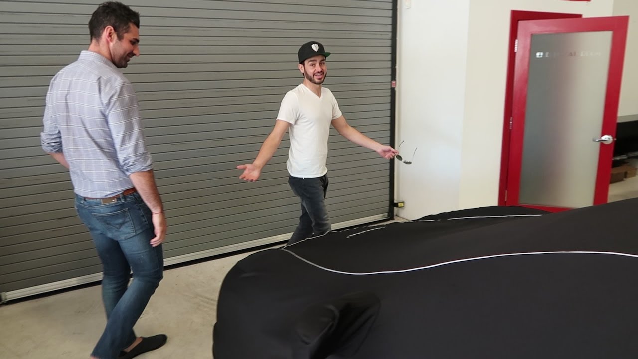 Taking delivery of my new McLaren ;)