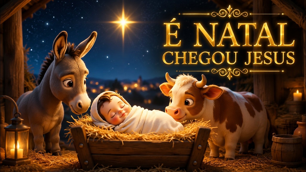 É NATAL, CHEGOU JESUS | Música Infantil Gospel | Música para Crianças