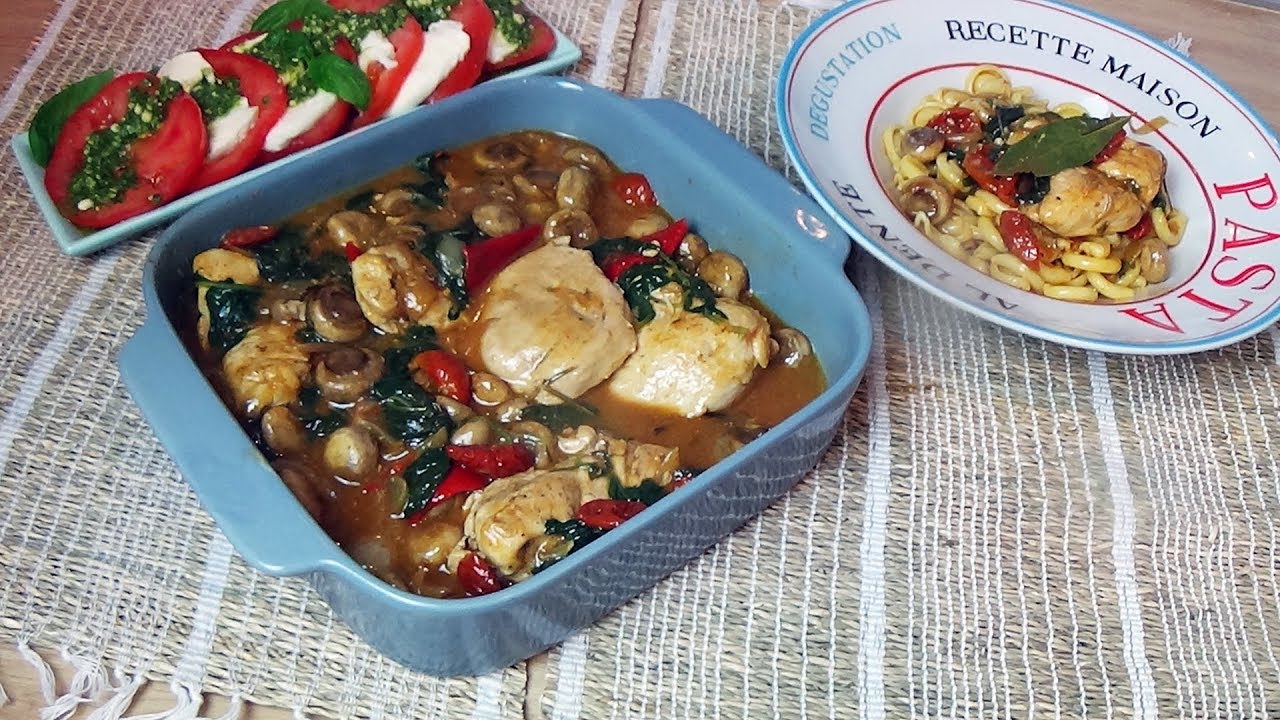 Saut&eacute; de poulet aux l&eacute;gumes &agrave; l&rsquo;italienne, un plat complet