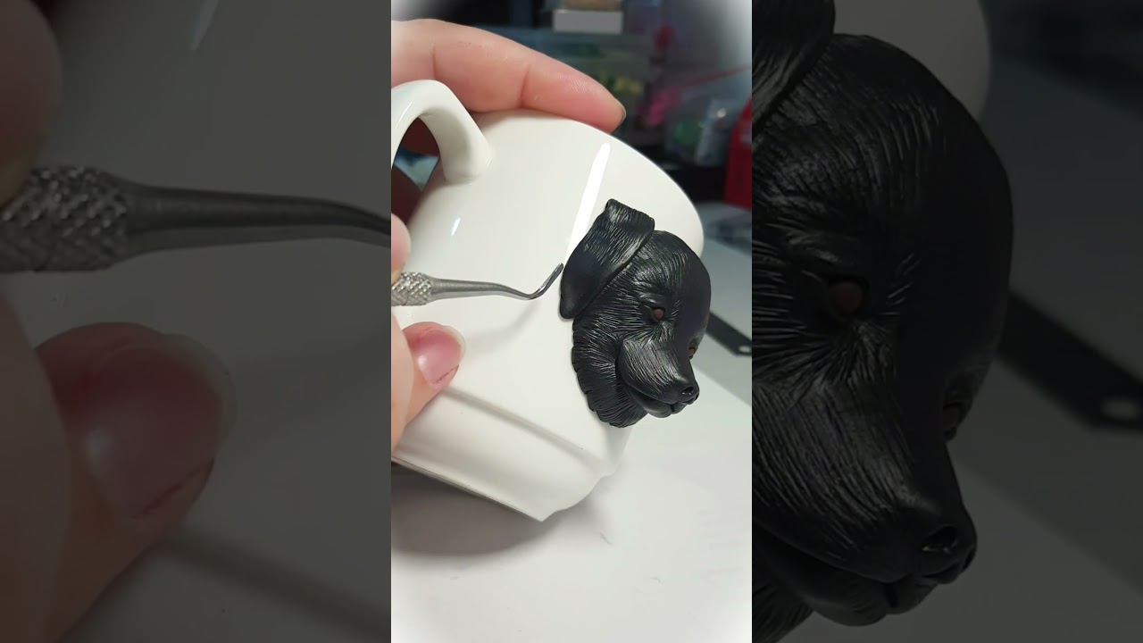 Tutorial Polymerclay Dog #fimoart #fimoart #tutorial #polymerclay #dogs