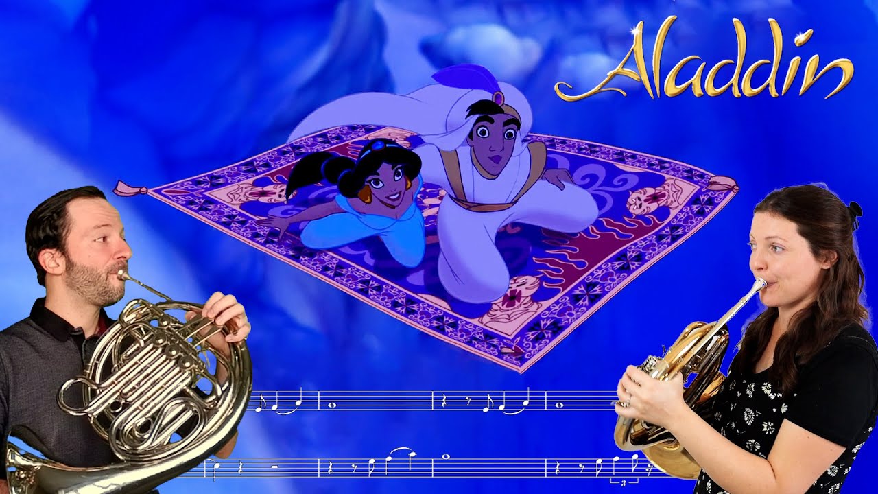 Aladdin - A Whole New World || French Horn Duet (feat. Melissa Murphy)