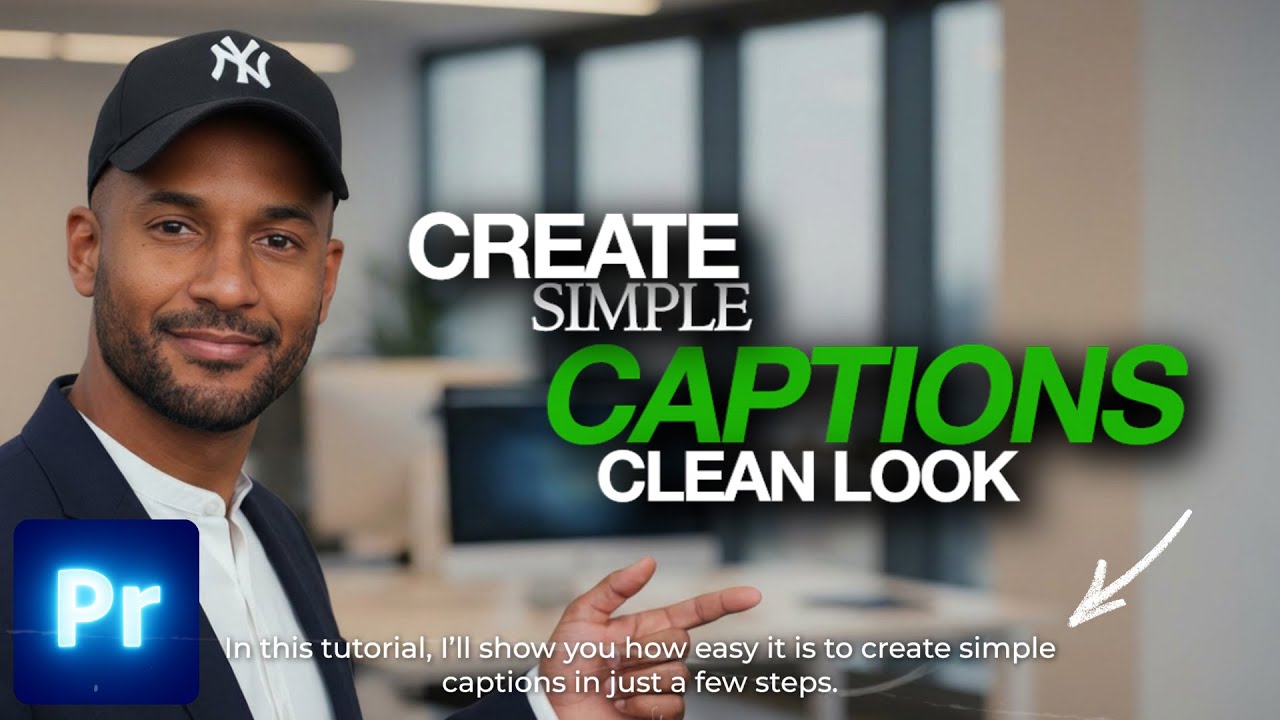 Clean & Modern Corporate Captions in Premiere Pro (Easy Tutorial)