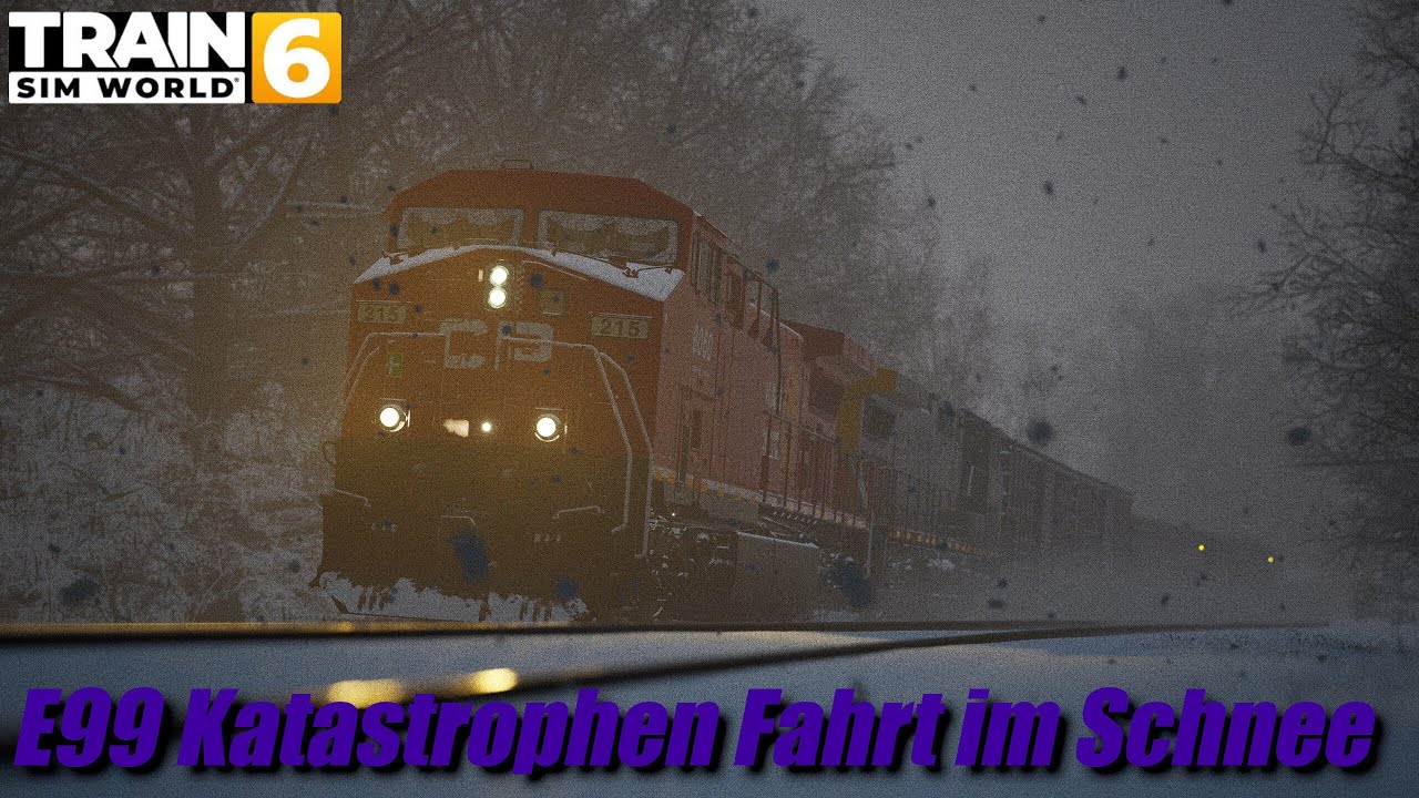 Katastrophen Fahrt im Schnee | Train Simulator Episode #099
