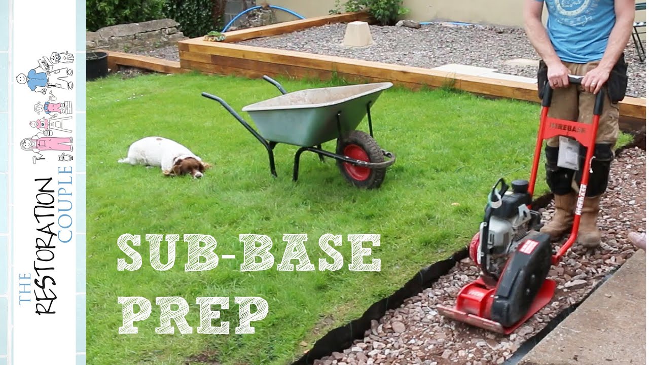 Preparation for a Patio or Path | Digging out and Sub-Base