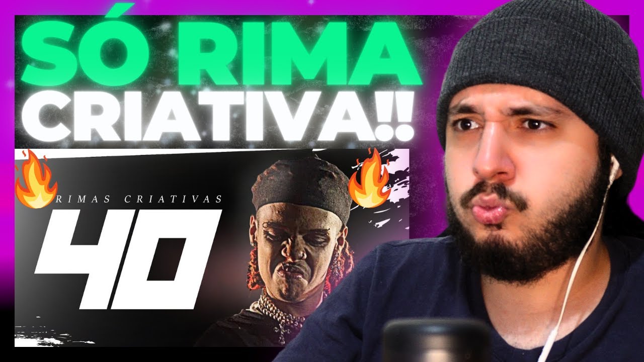 40 RIMAS CRIATIVAS em 2025! 🧠 | REACT BAUEB