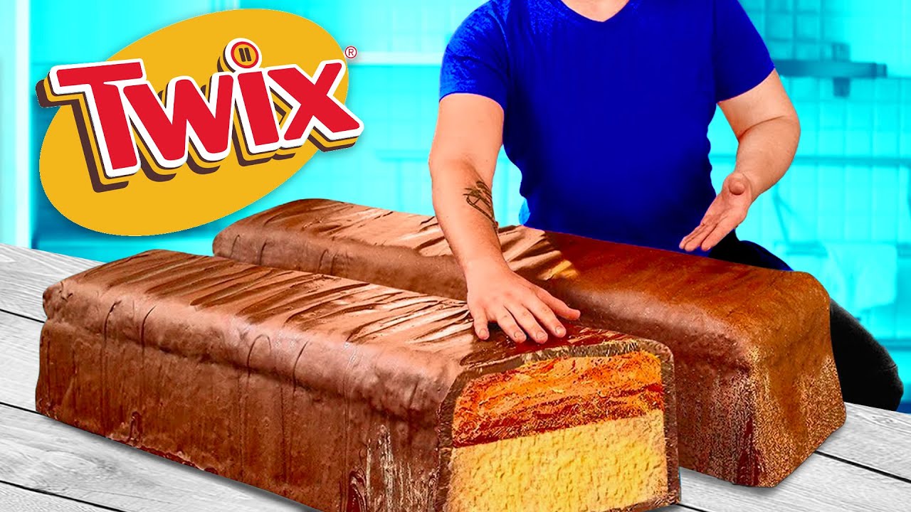 Twix Gigante | Come realizzare il Twix fai-da-te più grande del mondo da VANZAI
