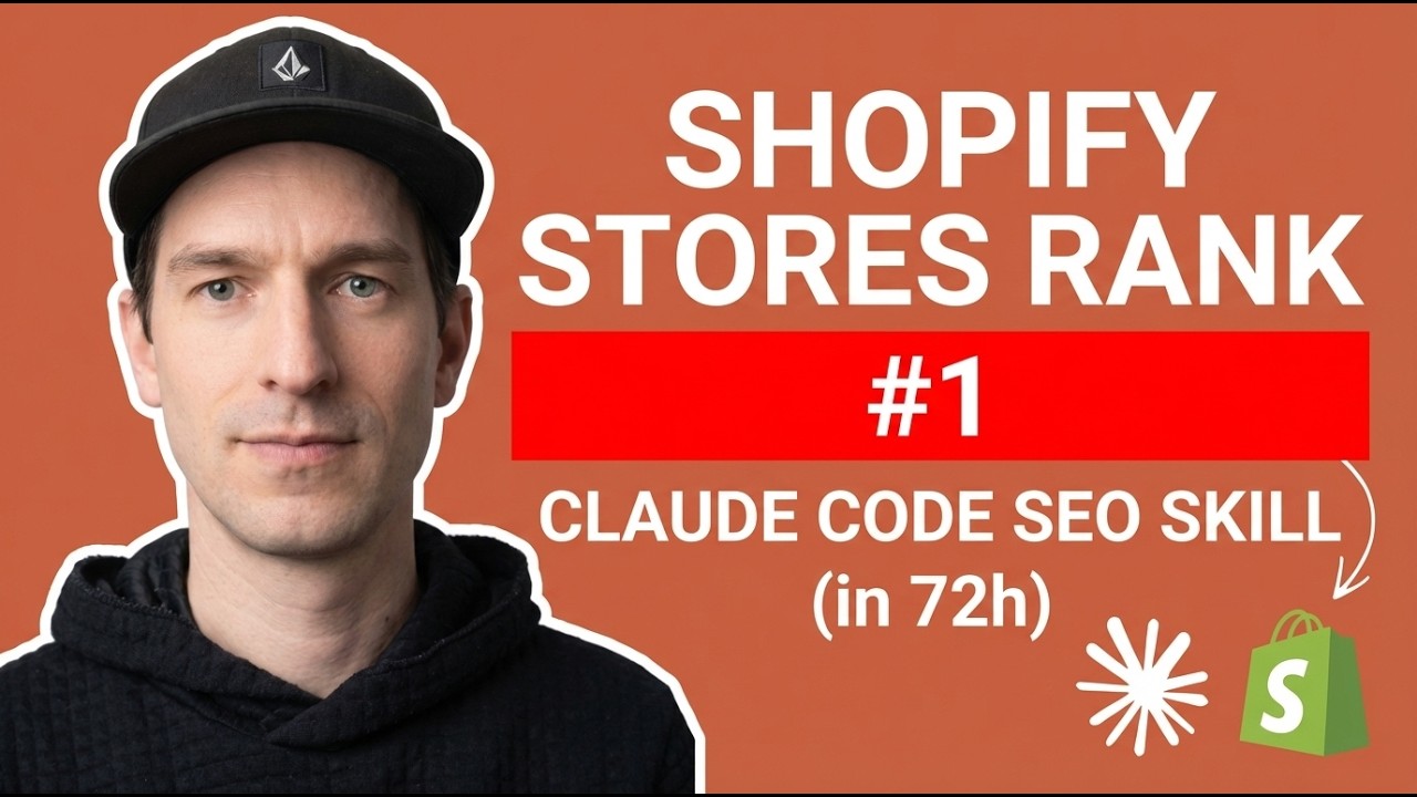 Shopify Stores Rank #1 With This Claude Code SEO Skill in (72h)